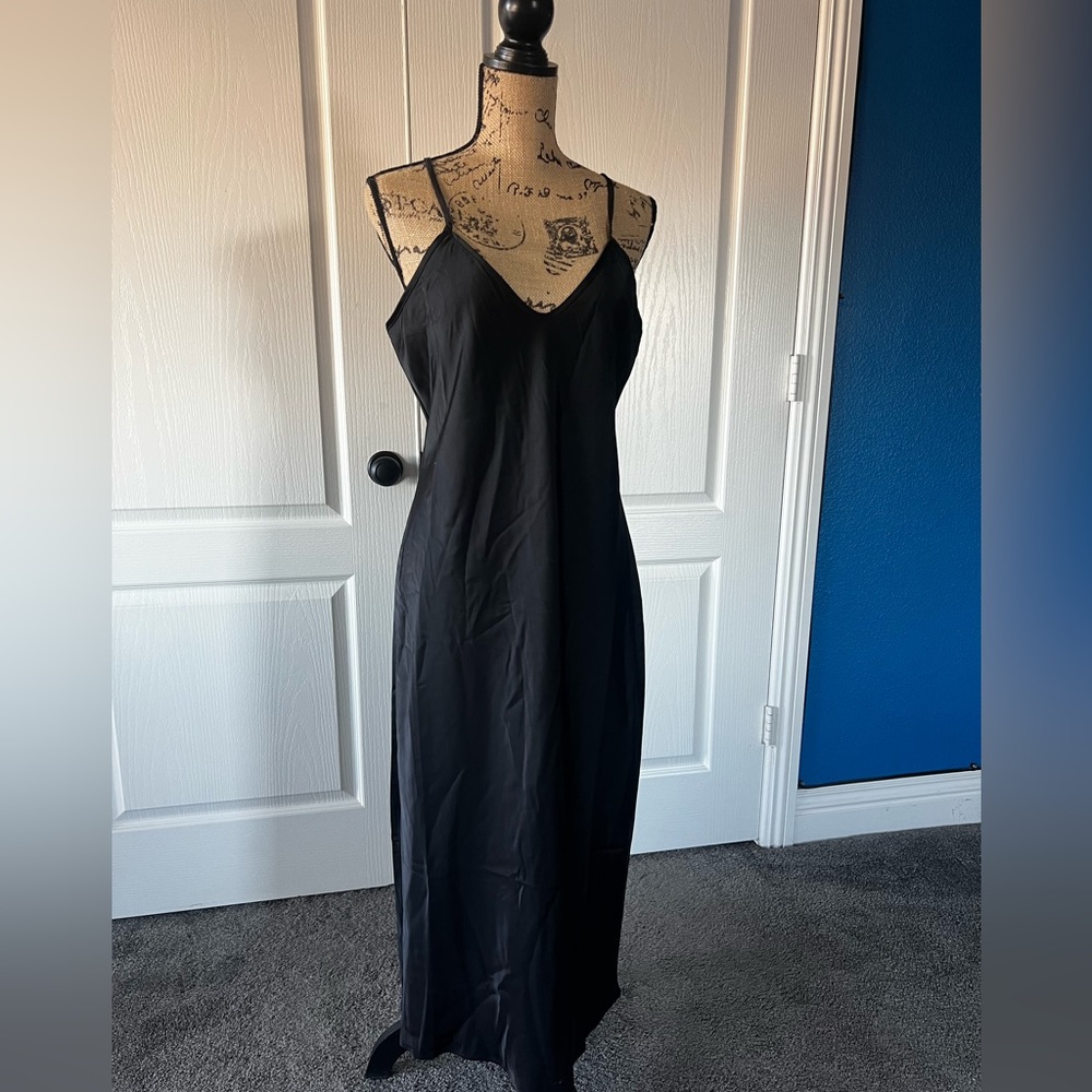 NWT BLACK banana republic slipdress